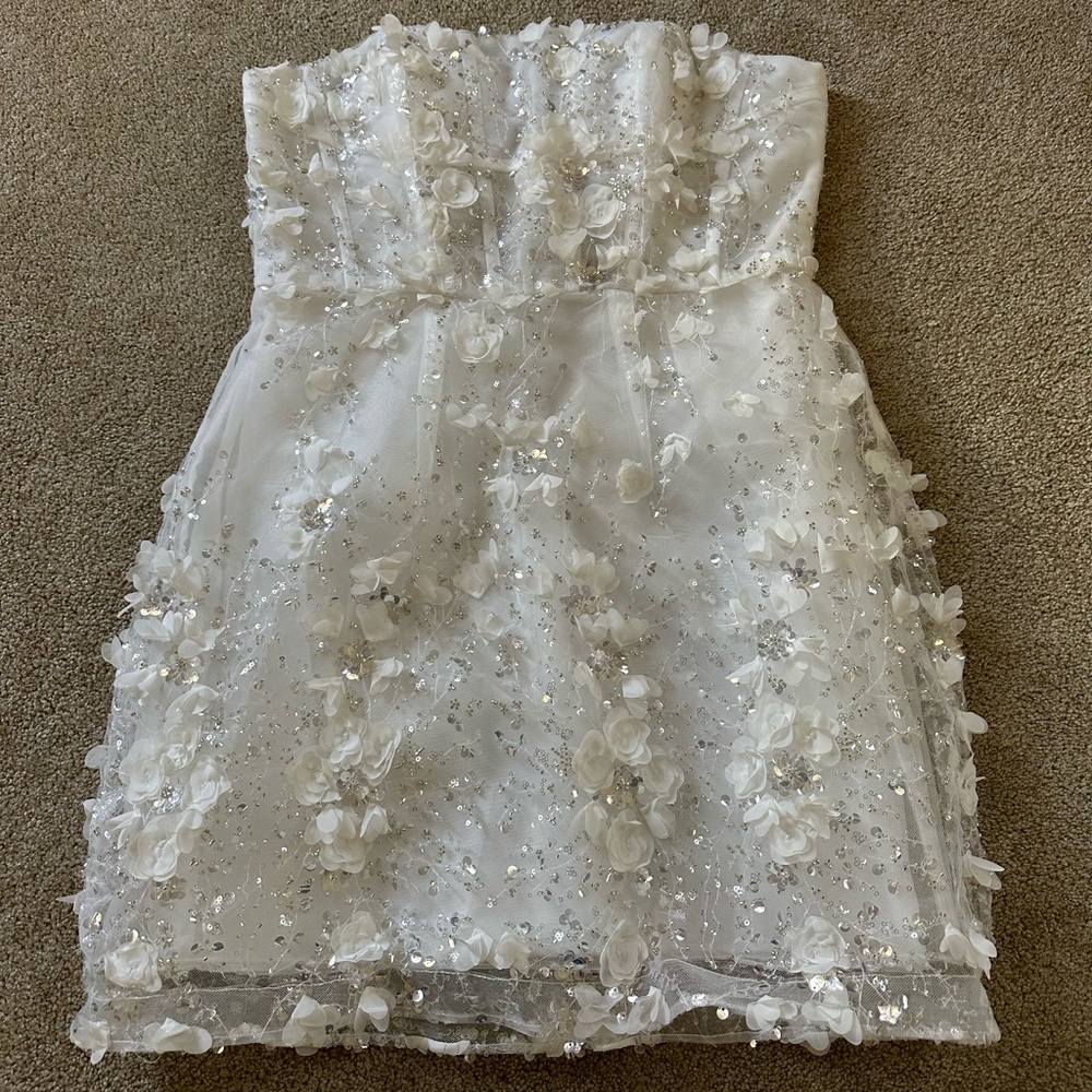 Elegant White  Dress